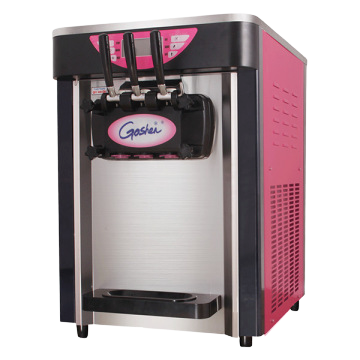 Goshen BJ-188S Ice Cream Machine with Output of 24Li in 24h 3 Flavour 1